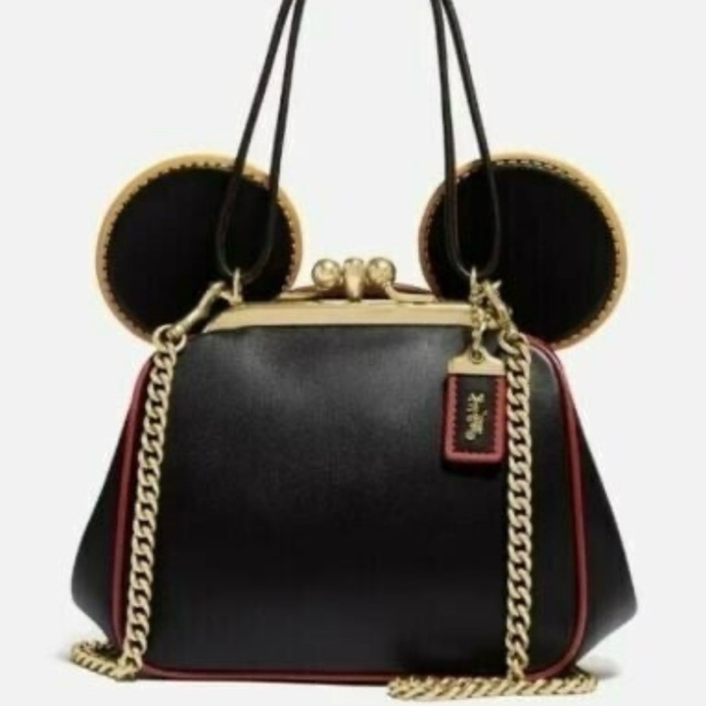 Coach X Mickey Keith Haring Leather Women's Bag - New with Tags